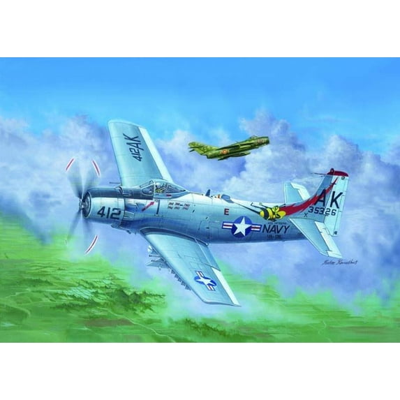 Trumpeter Models A-1H AD-6 Skyraider New