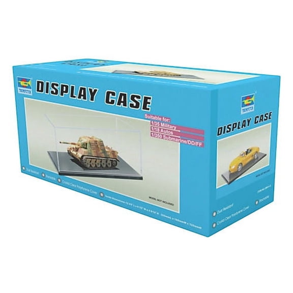 Trumpeter Models Display Case for 1/18 Autos 1/35 Military TSM9814 Plastic Accys Display Cases