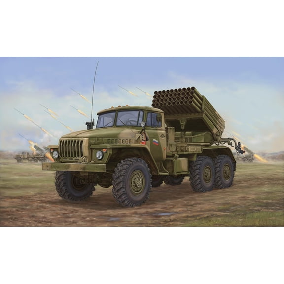 Trumpeter Russian BM-21 Hail Multiple Rocket Launcher Late Version (1/35 Scale) (TSM-1014)