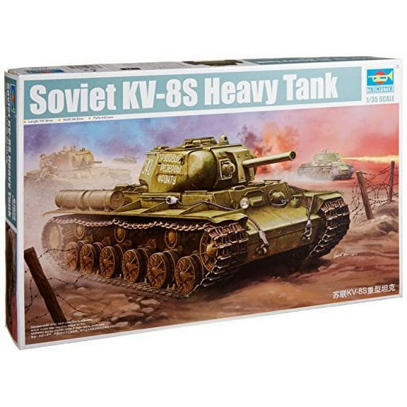 Trumpeter Soviet KV8S Heavy Tank Model Kit (135 Scale)