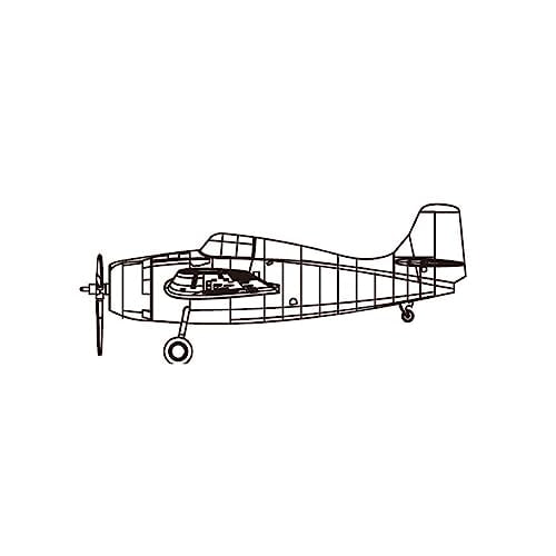 Trumpeter TRU04205 F4F Plastic Model kit, Coloured