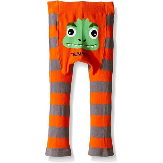 Trumpette Baby Leggings, Orange Dinosaur, 6-12 Months