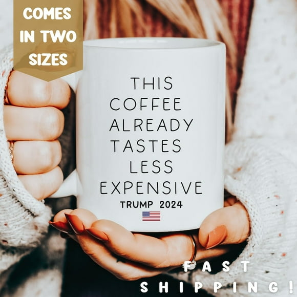 Trumptp Mug Funny Political Mug 2024 Donaldld Trumptp Merch Gift for Republicans Ceramic Coffee Cup