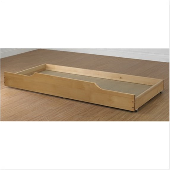 Storage/Bed Trundle Drawer (Each)-Finish:Natural
