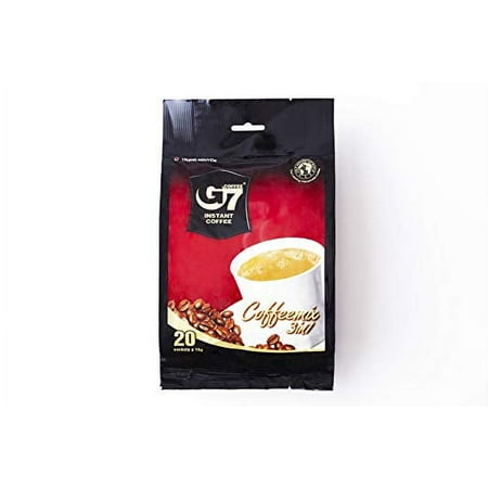 Trung Nguyen â€” G7 3 in 1 Instant Coffee â€” Roasted Ground Coffee Blend w/Non-dairy Creamer and Sugar â€” Strong and Bold â€” Instant Vietnamese Coffee | 20 Packets (2 Bags in a Pack)