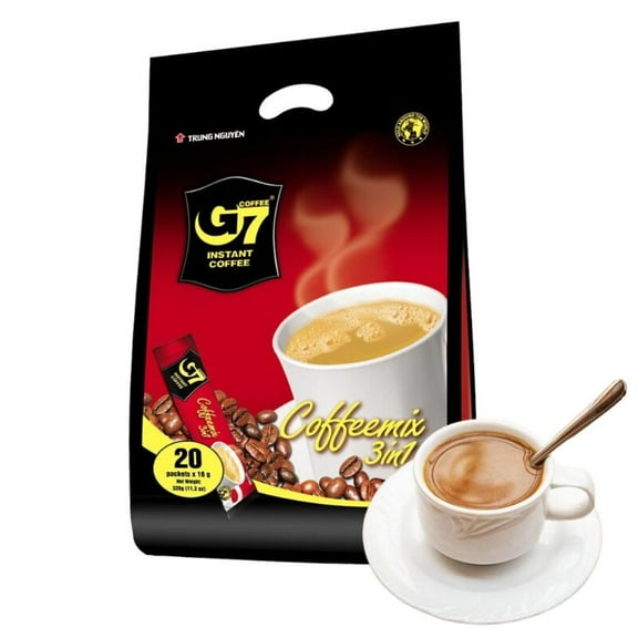 Trung Nguyen G7 3-in-1 Instant Vietnamese Coffee, 20 Packets (320g Bag)