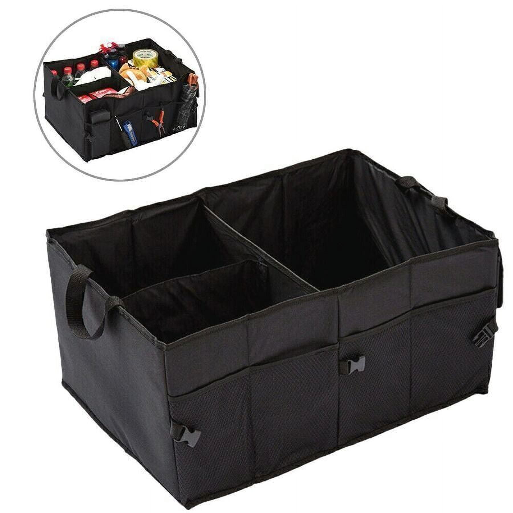 Trunk Cargo Organizer Folding Collapsible Caddy Storage Bag Bin Car