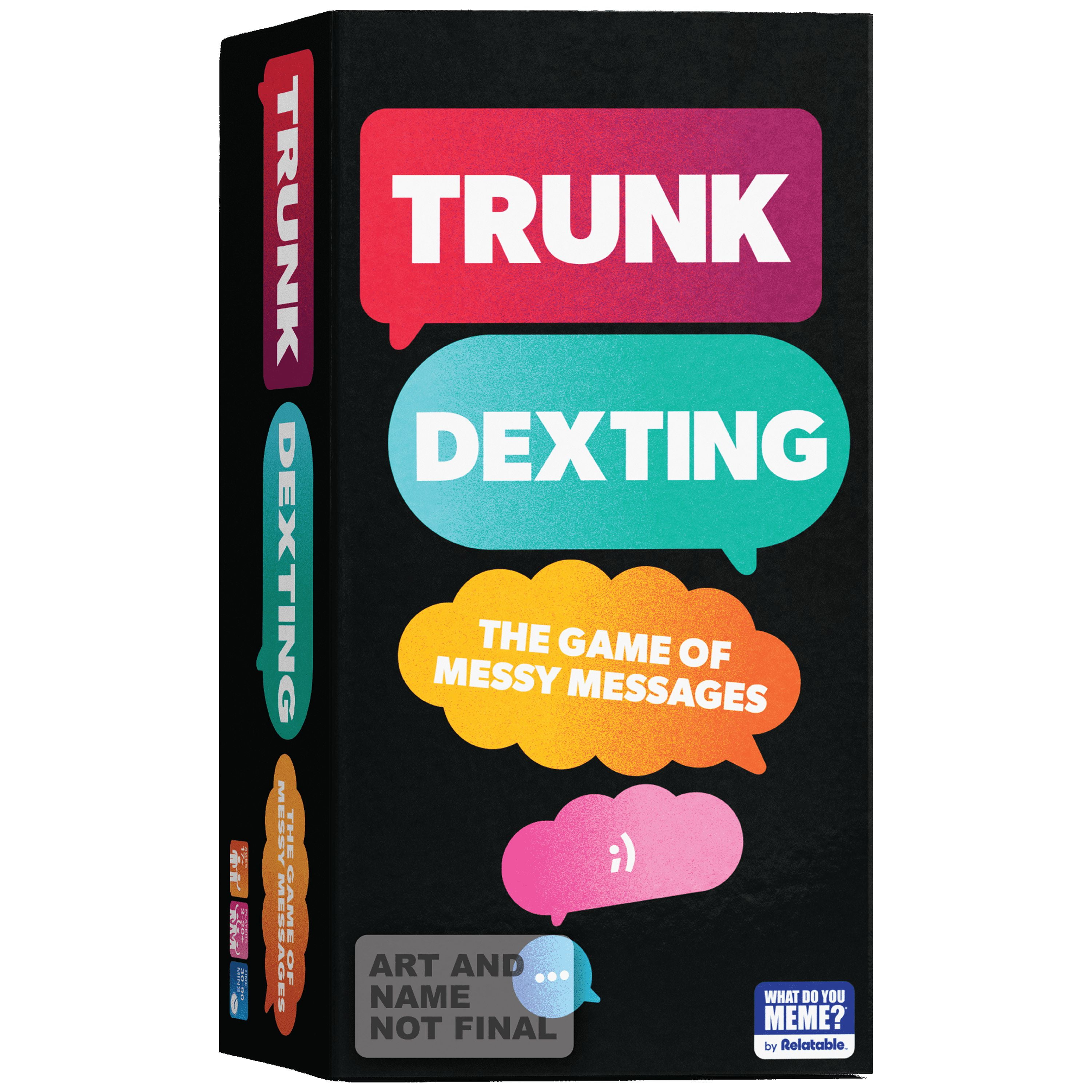 Trunk Dexting The Twisted Text Party Game with Word Magnets by What Do You Meme?, White Elephant Gift Idea
