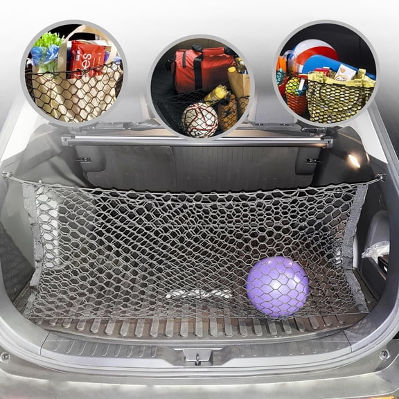 Trunk Envelope Mesh Cargo Net for Prime 2019-2025 - Car Accessories - Premium Trunk Organizer and Storage - Vehicle Organizer for