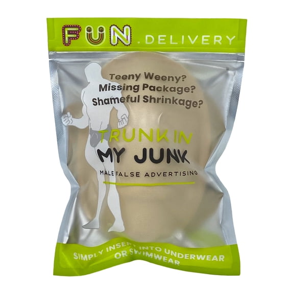 Trunk In My Junk: Male False Advertising, One Size, Beige - Great Gag Gift