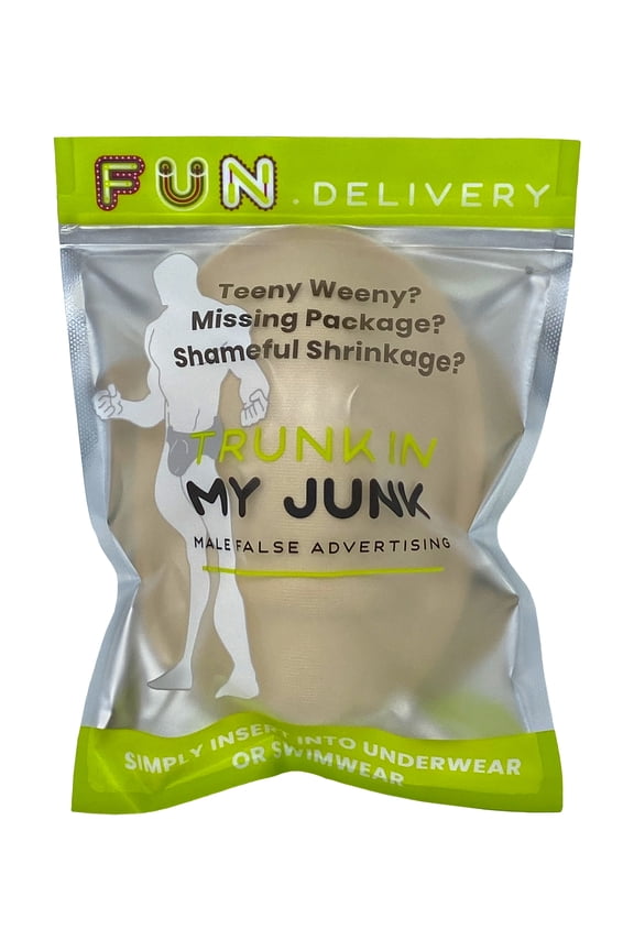Trunk In My Junk: Male False Advertising, One Size, Beige - Great Gag Gift