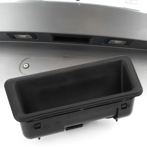 Trunk Lid Lock Release Push Button Handle Switch Compatible with BMW Series 1 3 5 X6 X5 X1 E60 E90 E91 E92 E93 E70 E71 51247118158 51-24-7-118-158 7118158