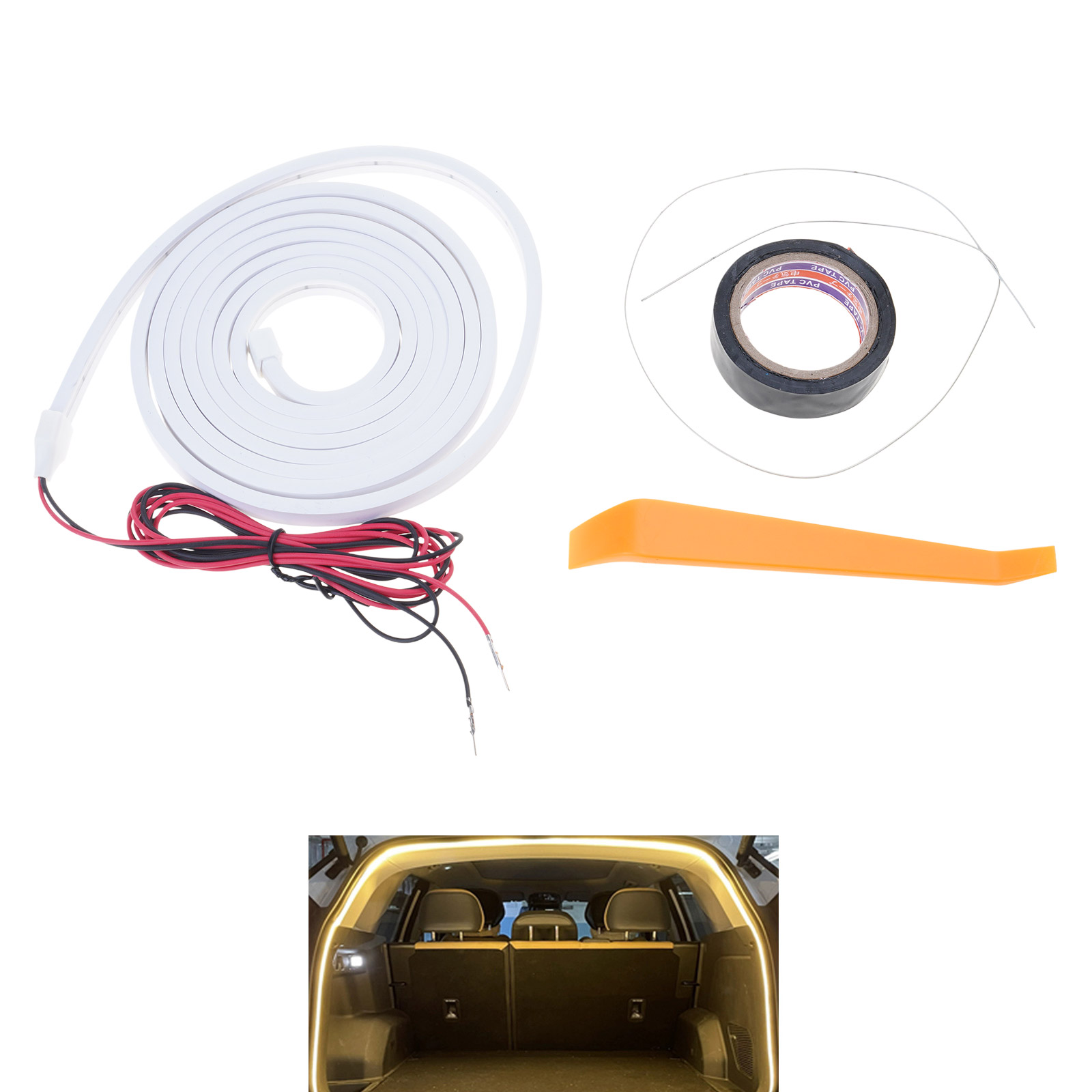 Trunk Lighting System Multifuntional LED Lighting Strips Colorful ...