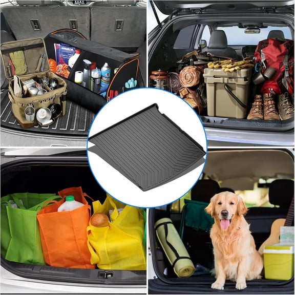 Trunk Mat Compatible with T-ahoe 2021-2024 Accessories, All-Weather Protection TPE Cargo Liner with Non-Slip, Odorless Design, Rear Cargo Area Mat for T-ahoe 2021-2024
