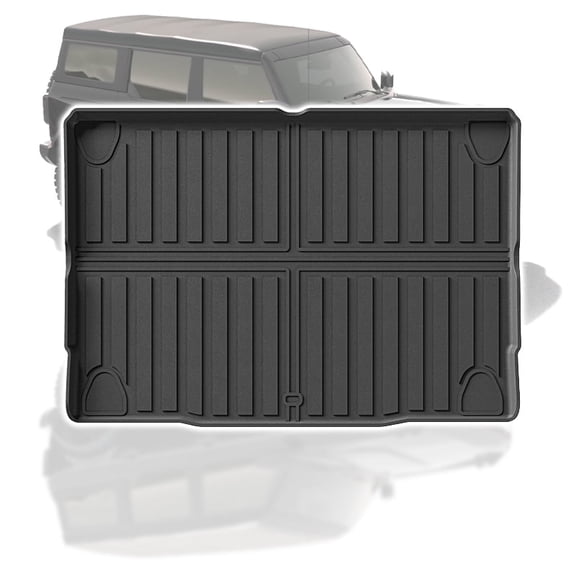 Trunk Mat for Ford Bronco 4 Door 2021-until now (Not for Bronco Sport)Cargo Mat TPE All-Weather Tasteless, Durable and Easy to Clean