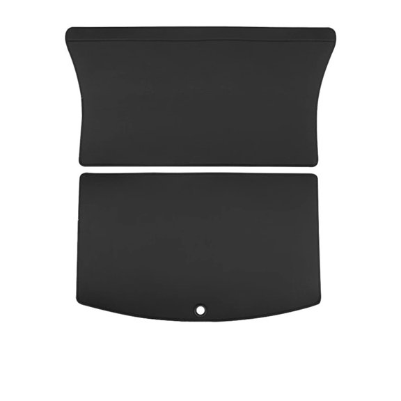 Trunk Mats Rear Seat Back Protector Pad Backrest Compatible for Tesla Model Y Model 3 2017-2024 Leather All Weather Liner Pet Anti-kick Pad