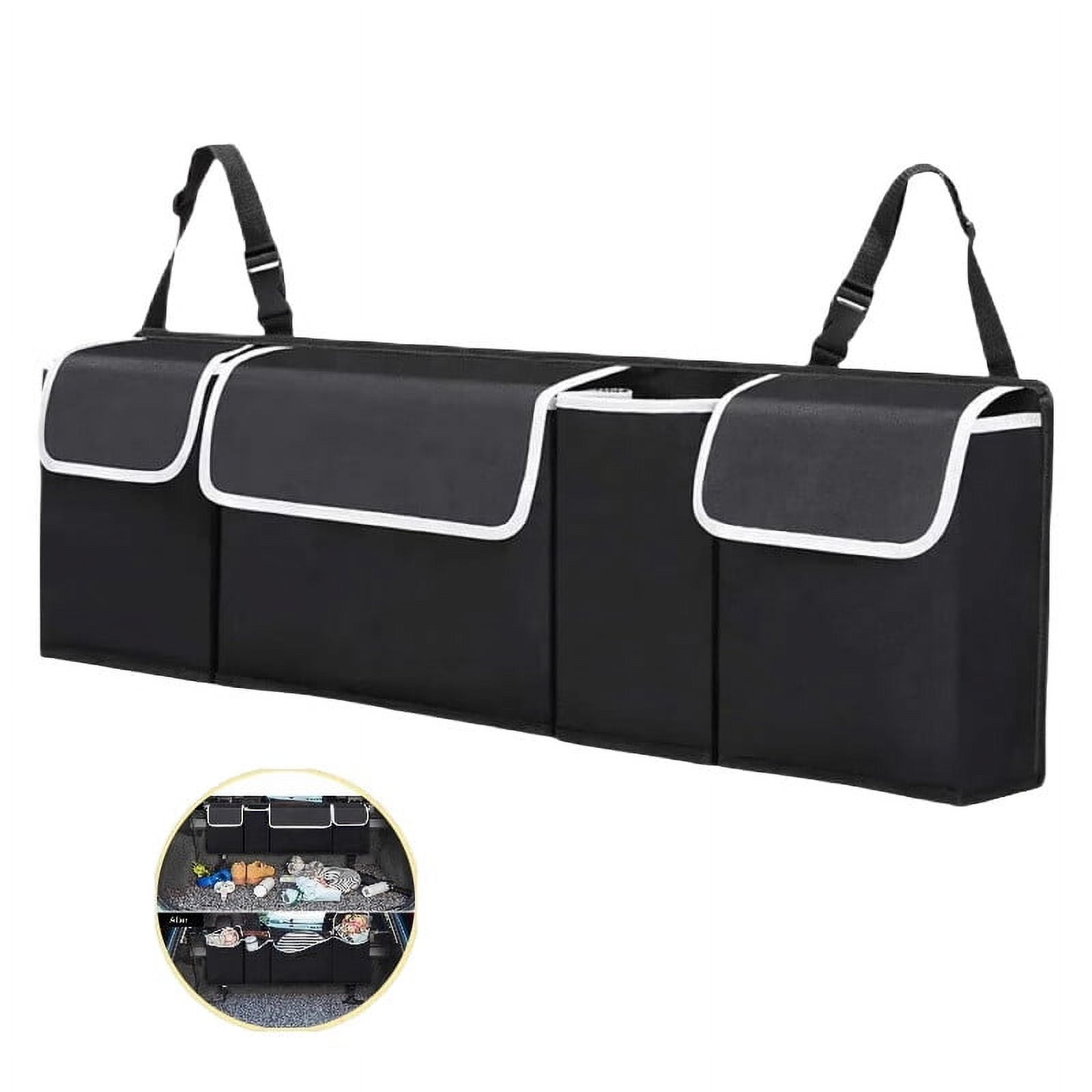 Trunk Organizer for Car, Car Trunk Organizer SUV Backseat Hanging ...