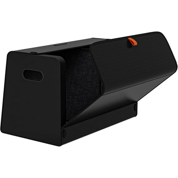 Trunk Organizers, Car Organizers, Storage Solutions, and Car Storage Organizers for SUVs, Sedans, Back Seats, and Luxury Vehicles with Lid, Leather, Small, Large (Carbon Fiber, L)