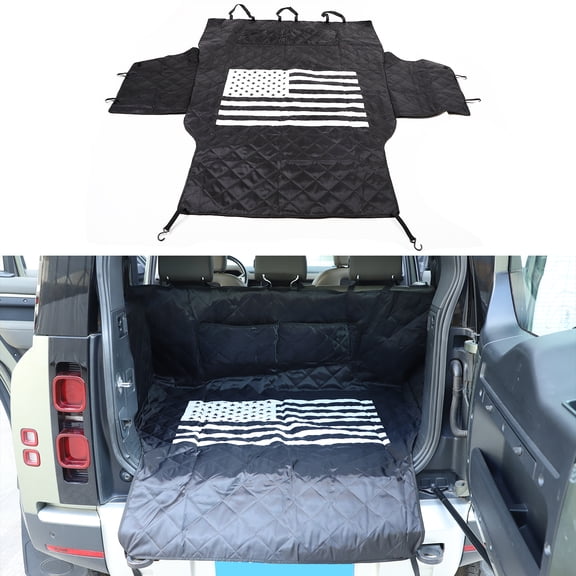 Trunk Pet dirt mat for Land Rover Defender 110 2020-2024 Accessories Luggage Liner Dog Seat Cover, Waterproof Pet Luggage Mat, Non-Slip Pet Luggage Liner