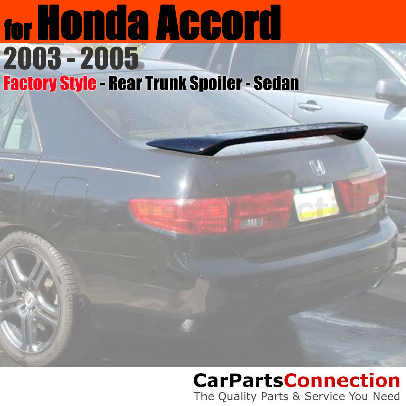 Trunk Spoiler Compatible With 2003 2004 2005 Honda Accord Sedan Factory