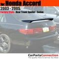 Trunk Spoiler Compatible With 2003 2004 2005 Honda Accord Sedan Factory Style 2Post Pedestal