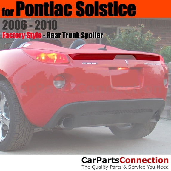 Solstice Factory Rear Lip Trunk Spoiler Compatible With 2006 2007 2008 2009 2010 Pontiac Solstice ...