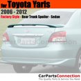 thumbnail image 1 of Trunk Spoiler Compatible With 2007 2008 2009 2010 2011 Toyota Yaris Sedan Factory Style Primer, 1 of 1