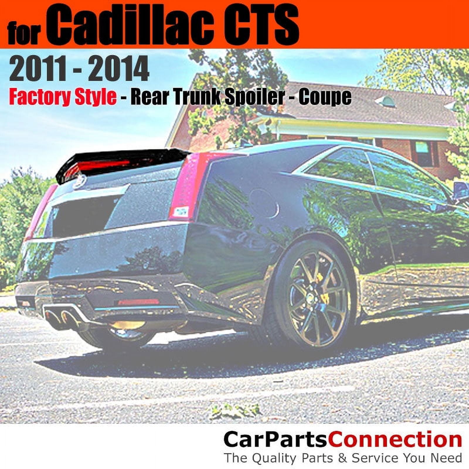 Trunk Spoiler Compatible With 2011 2012 2013 2014 Cadillac CTS Coupe ...