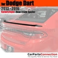 thumbnail image 1 of Trunk Spoiler Compatible With 2013 2014 2015 2016 Dodge Dart SRT All Factory Style Flush Mount Painted Color PCL Blue Streak Pearl, 1 of 1