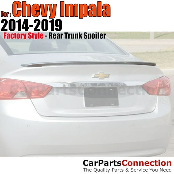 Trunk Spoiler Compatible With 2014 2015 2016 2017 2018 2019 2020 Chevrolet Impala All Factory Style Flush Mount Painted Color WA505Q Crystal Red Metallic