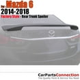 Trunk Spoiler Compatible With 2014 2015 2016 2017 Mazda Mazda 6 Sedan
