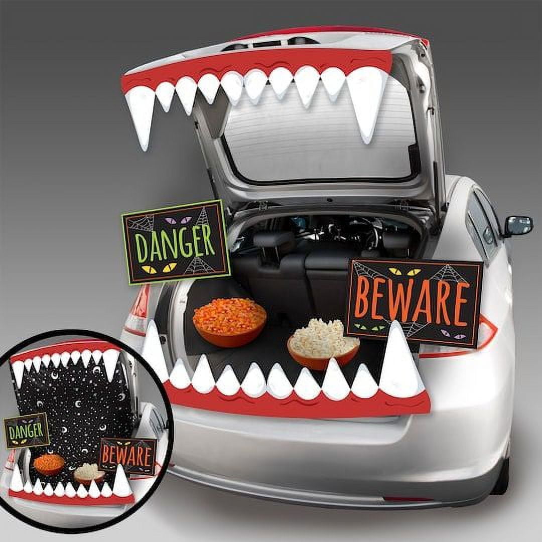 Trunk or treat Dracula Teeth Halloween Car kit Truck SUV Decorations ...