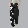 thumbnail image 1 of FAIOROI Girl's Sweatpants for Girls Kids, Black, Size 3-4 T, Winter Warm, Straight Casual, Loose Long, Girls' Drawstring, Leg Straight, Athletic Leggings with Pockets, Printed, 1 of 5