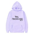 thumbnail image 1 of Trupants Infant Funny Slogan Graphic Hoodie - 1-2T Purple, Durable Polyester Casual Kids Hoodie, 1 of 3