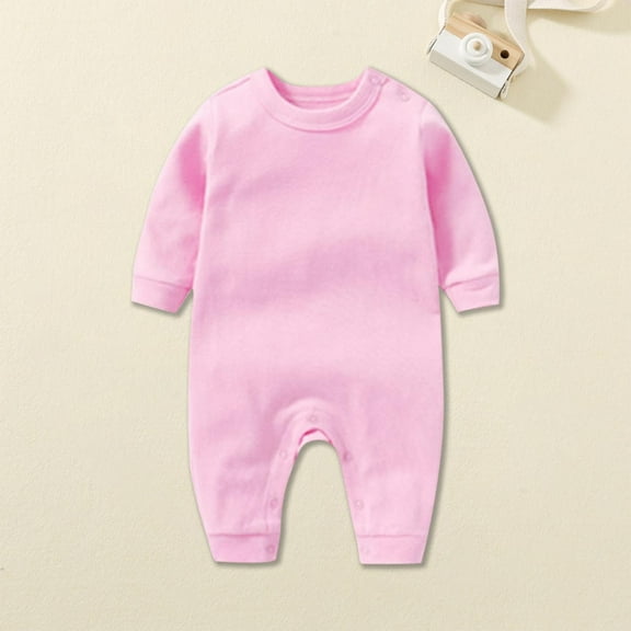 Trupants Infant Onesie 12 Months - 100% Cotton Long Sleeve, Pink Snap Crotch, Soft Hypoallergenic Baby Bodysuit
