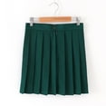 thumbnail image 1 of Trupants Juniors' Cotton High Waist Mini Pleated Skirt - Green, Size 14 T, 1 of 3