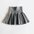 thumbnail image 1 of fnnxnal Juniors' Cotton Pleated Skirt - Gray, 8-9T - Comfortable & Durable for School & Daily Wear, 1 of 5