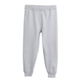 thumbnail image 1 of FAIOROI Juniors Gray Polyester Pants - 14-15T, Elastic Waist & Ribbed Texture, Tapered Leg with Cuffs, Long-Lasting Moisture-Wicking for Daily/School/Cold Seasons, 1 of 3