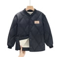 thumbnail image 1 of FAIOROI Kids Winter Jacket, Toddler (3-4T) Black Cotton - Warm Breathable, Budget-Friendly for School/Outdoor Play, 1 of 3