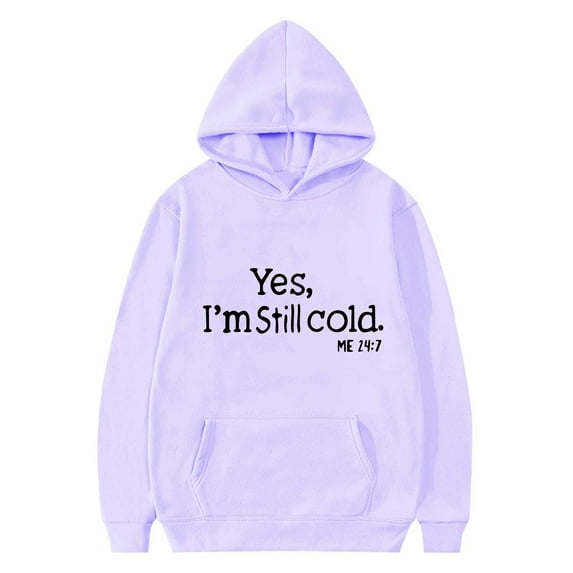 Trupants Toddler Unisex Funny Slogan Graphic Hoodie - 2-3T Purple, Casual Durable Polyester Kids Hoodie