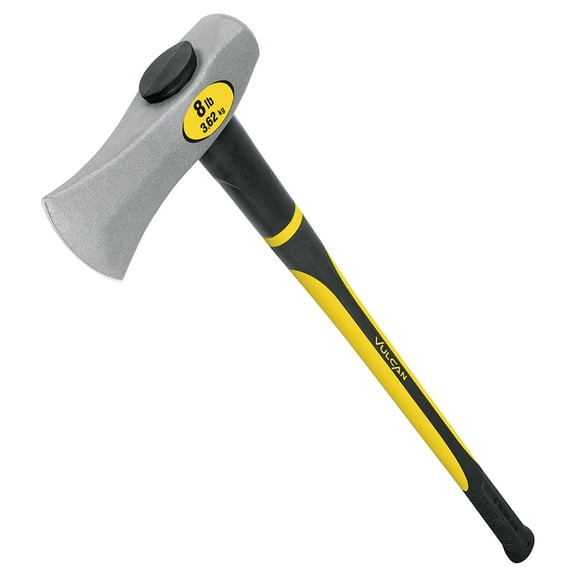 Truper 30958 Double Injected Fiberglass Handle 8 lbs. 36" Splitting Steel Maul