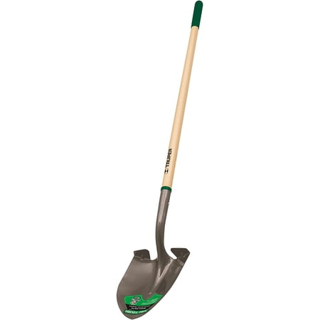 Truper Tru Tough Round Point Shovel Long Handle - 48-Inch, 6-Inch Grip — Residential Use, Standard Application