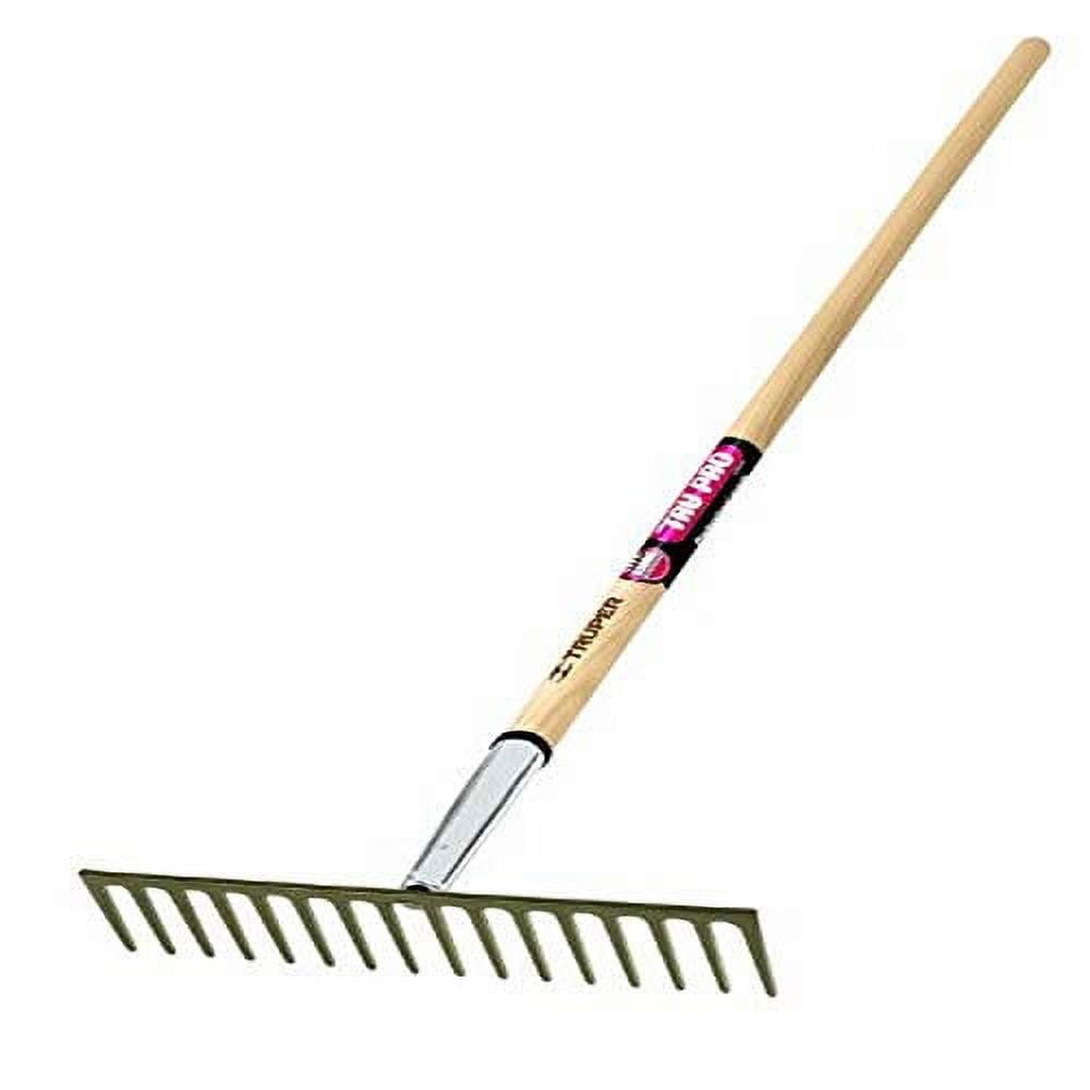 Truper 33126 Tru Pro Heavy Duty Road Rake with 16-Teeth, 1-1/2-Inch ...