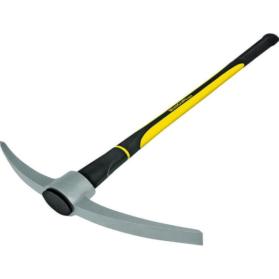 Mintcraft Pro Railroad Pick, Carbon Steel, Drop Forged 6 lb, 36 in Fiberglass Handle