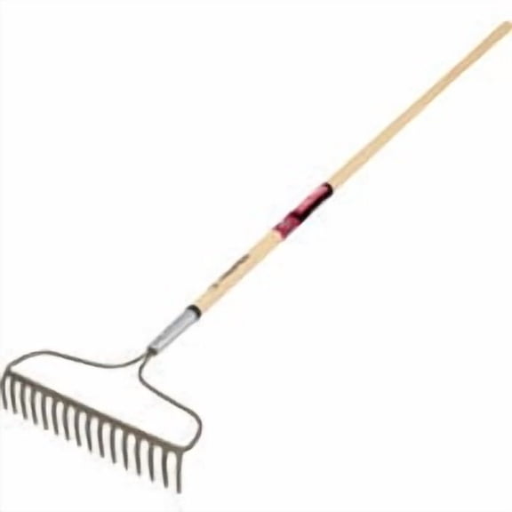 Truper Pro Forged Wood Handle Bow Garden Rake - Pack of 3 Everyday Supply Pack