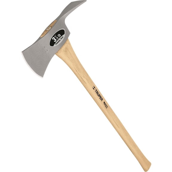 Truper Pulaski Axe Hickory Handle - 3.5 lb Head - 36 In
