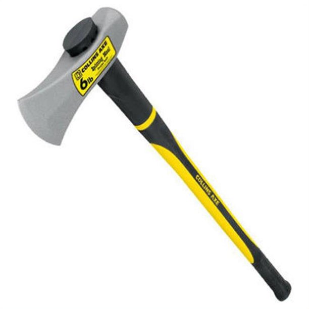 Truper TJ6FDC Fiberglass Handle Axe Eye Splitting Maul 6 lbs