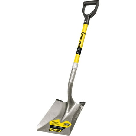 Truper Tru Pro Square Point Shovel D-Handle Fiberglass - 29 In