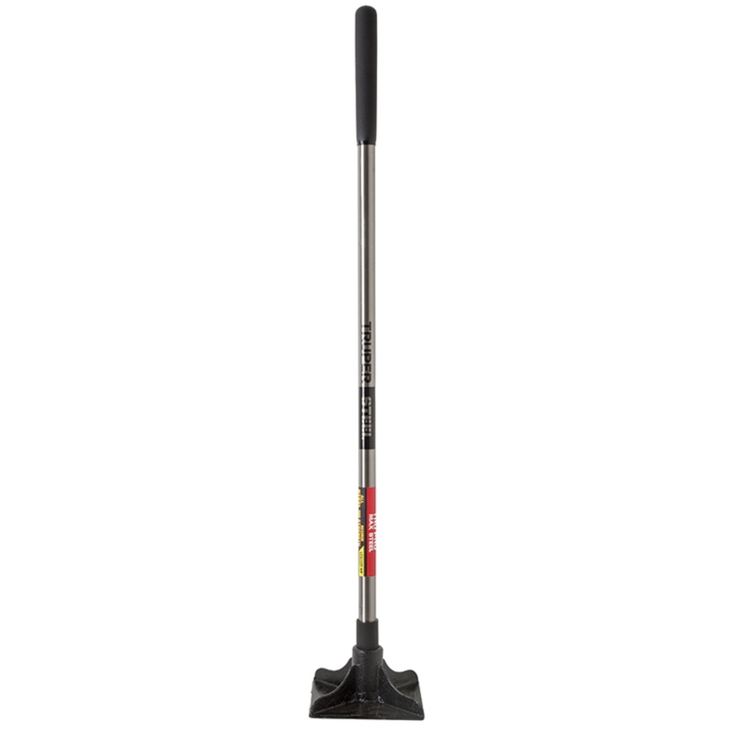 Truper Tru Pro 8" x 8" Steel Tamper with Steel Handle, 48"