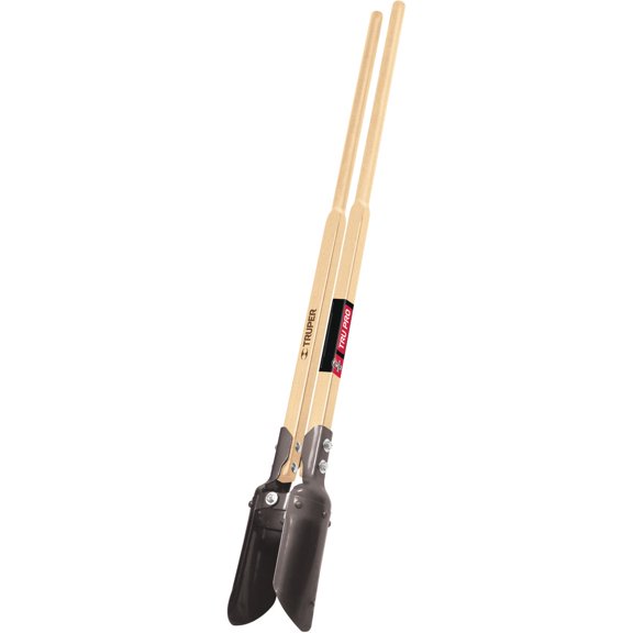 Truper Tru Pro Post Hole Digger Hercules Pattern - Heavy Duty, Wood Handle - 48 In.  Residential Use, Standard Application